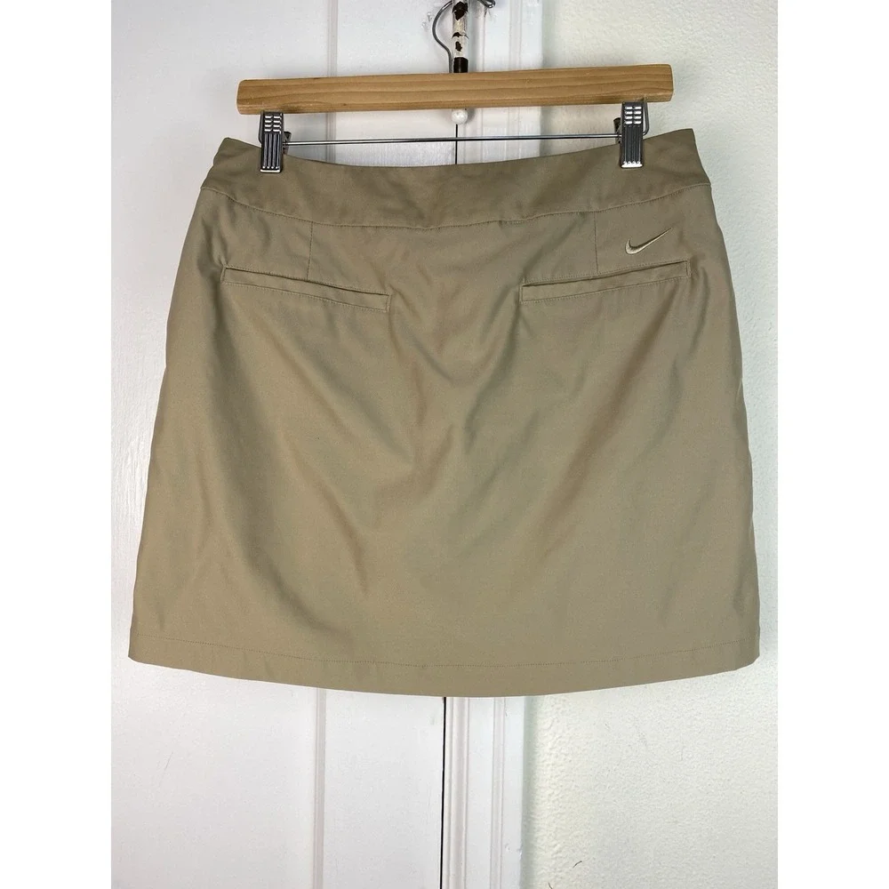 NIKE Dri-Fit Golf Women's 6 Tan Athletic Skort Skirt